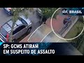 SP: GCMs atiram em suspeito de assalto em fuga | SBT Brasil (30/11/24)