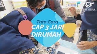 TUTORIAL |  CAP TIGA JARI DI RUMAH | Paket Ijazah PKBM Generasi Juara