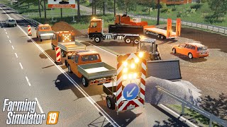 LS19 - XXL Autobahnmeisterei Pack + Warnanhänger zum Download! 😍