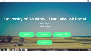 UHCL Job Portal Demonstration