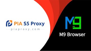 私人住宅代理Pia s5 proxy快速搭配M9 瀏覽器使用指南