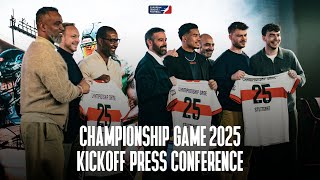 Kickoff Press Conference: Championship Game 2025 @vfb 🏟️