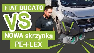 Test wytrzymałości - Fiat Ducato vs. skrzynka PE-FLEX. Co z tego wyniknie?