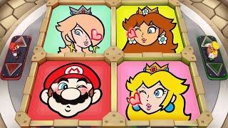 Super Mario Party MiniGames - Mario Vs Peach Vs Daisy Vs Rosalina (Master Difficulty)