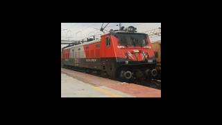 most beautiful WAP4 Locomotive 🚂 of Indian Railways || #railway #shorts #youtubeshorts