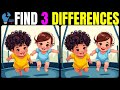 [Spot the Difference:96] Brain Break:Attention Test:Dementia Prevention:Puzzle Game:Improve Focus