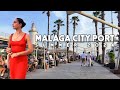 Malaga City Port Spain Relaxing Day Summer 2024 September Update Costa del Sol | Andalucía [4K]