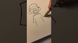 Can you draw simple graffiti character