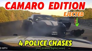 4 Crazy Police Chases- Chevy Camaro Edition