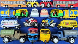 Epic Model Car Collection: Baby Bus, Ambulance, Fire Truck \u0026 School Bus – The Ultimate Showcase