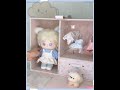 uniplush doll 20cm cotton doll mobile wardrobe cabinet unboxing video pn u504