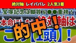 宝塚記念2021【絶対軸1頭】公開！断然人気馬に潜む意外な不安要素とは！？余力＆適性面が味方する絶対軸はアノ馬！