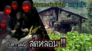 นอนกระท่อมในไร่1คืนในป่าลึก สาเหตุที่หยุดทำคอนเทนต์ไปนาน #camping #jungle #เดินป่า