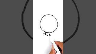 Bolalar uchun shar rasm chizish | Draw a ballon for children