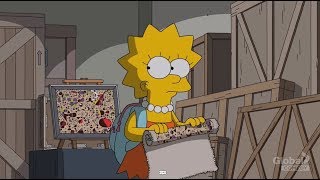 The Simpsons - Lisa steal paintings !