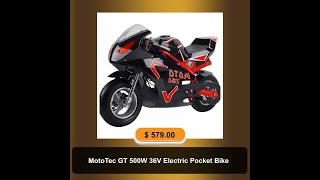 MotoTec GT 500W 36V Electric Pocket Bike