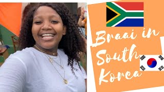 South African Braai in South Korea| Nokulunga Tshabalala