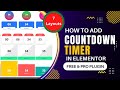 Elementor Countdown timer widget | Pro and Free plugin