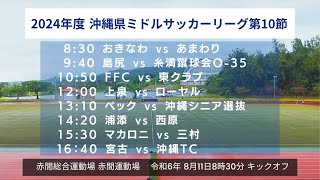 【サッカー】2024年沖縄県ミドルサッカーリーグ 第10節