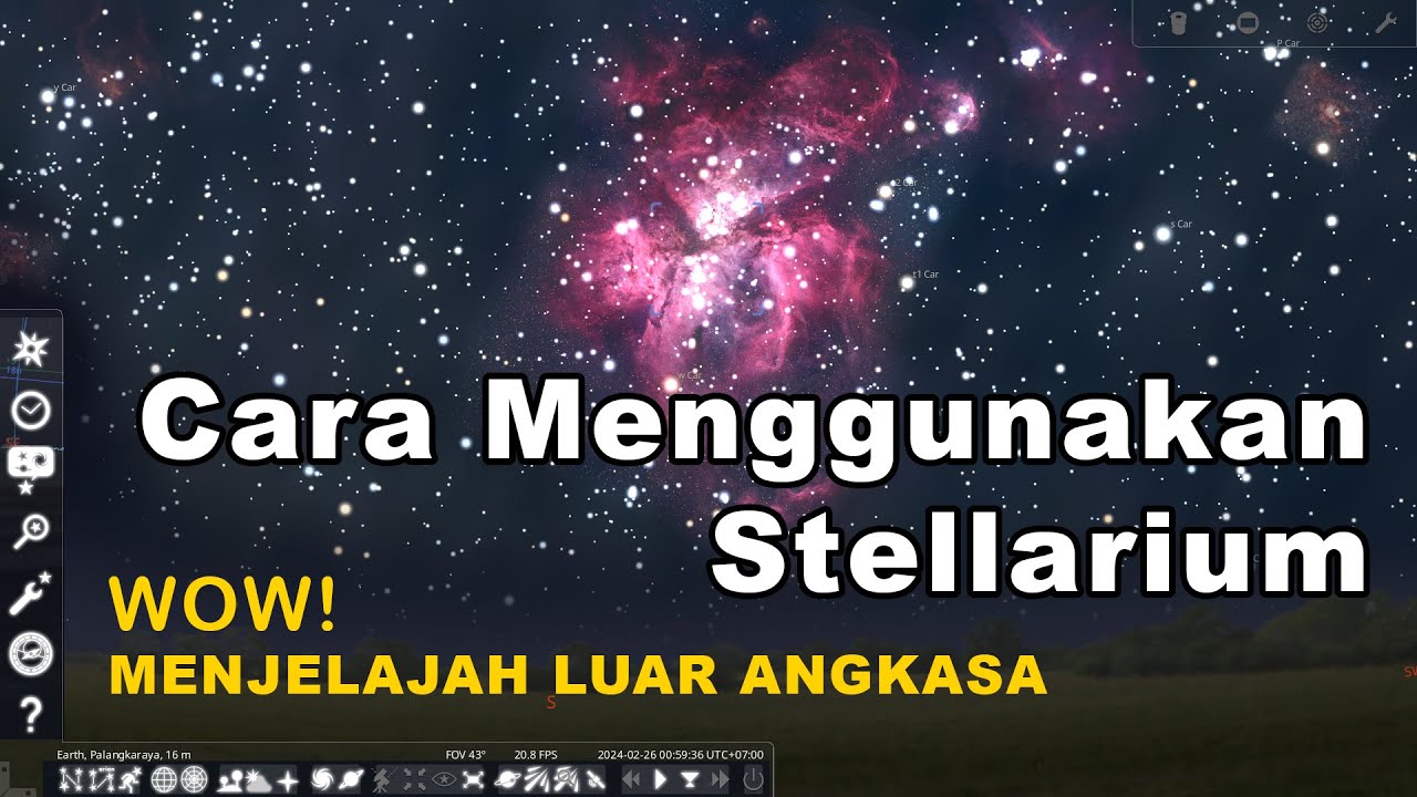 Cara Menggunakan Stellarium Youtube
