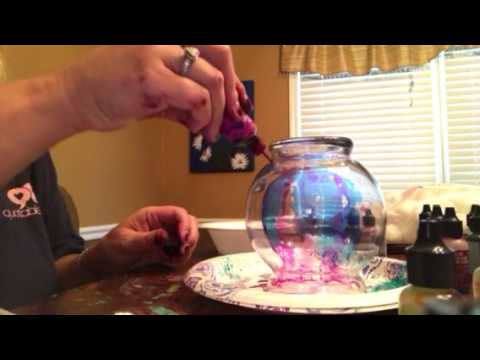 Alcohol Inks Tutorial Glass Globe Alcohol Inks Tutorial Glass Globe