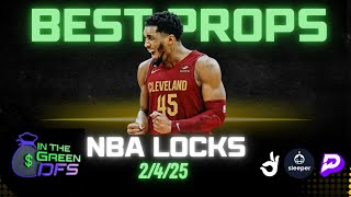 PRIZEPICKS NBA TODAY | BEST 5 BETS | TUESDAY 2/4/25 | BONUS BET 🔥