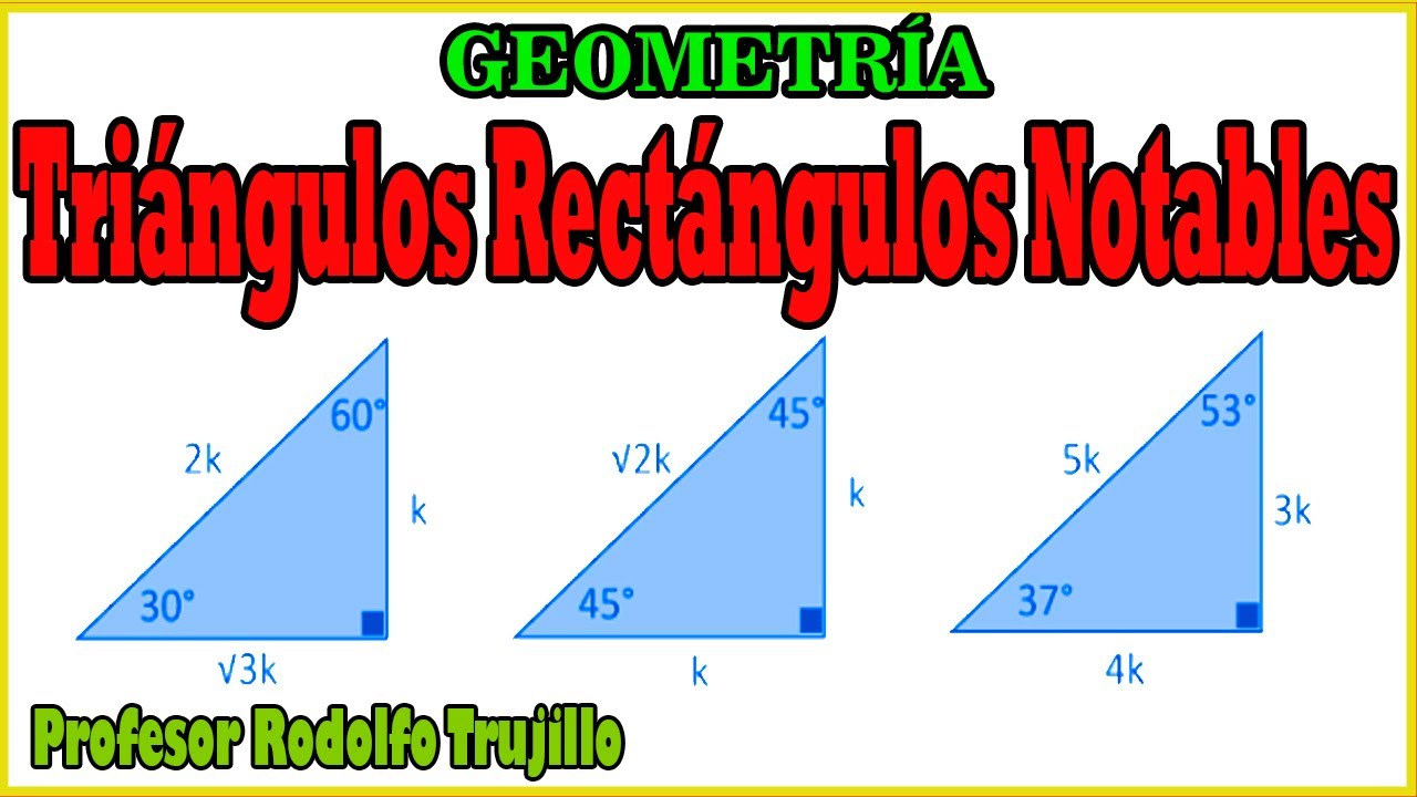 Ejercicios De Triangulos Rectangulos Notables Resueltos