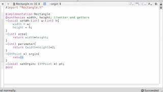 Objective C Programming Tutorial 35 Enhancing the Rectangle class YouTube