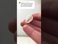 How to put a cowrie shell on string!! #tutorial #viral #jewelrymaking #replytocomments #howto