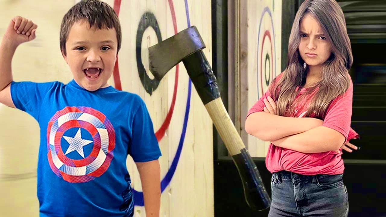 Ax Throwing Challenge Youtube
