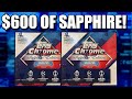 $300 PER BOX!! | 2022-23 Topps Chrome Sapphire UEFA Two Box Rip!