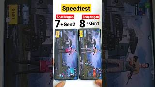 Snapdragon 7+Gen2 vs 8+Gen1 Speedtest OMG 🔥🔥🔥