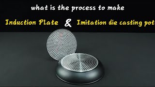 What is the process to make induction plate and imitation die casting pot???|MOSTRO|2023