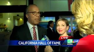 Lester Holt gives NBC radio rejection letter to California Hall of Fame