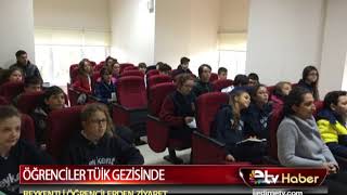 ÖĞRENCİLER TÜİK GEZİSİNDE