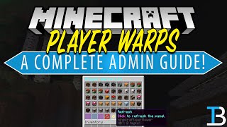 How To Setup Player Warps on Your Minecraft Server (Get the /pwarp Command!)