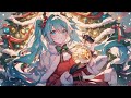 hatsune miku nt v2 santa miku 初音ミク miku and mikune christmas with miku 4k video quality