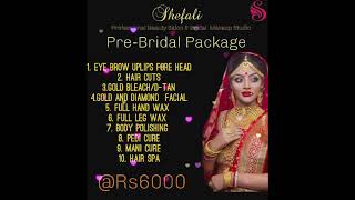 Pre bridal package