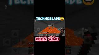 Minecraft: If I Save Technoblade Was A Choise #shorts #keenwind #technoblade