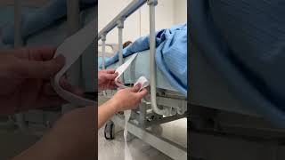 Quick release tie #nurse #nursing #restraint #nursingschool #nursingstudent #medical #shorts