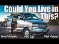 Filmmaker Living in a All Wheel Drive Chevrolet Astro Van - Walk Around