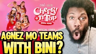 BINI | 'Cherry On Top' (BiniMo Remix feat. AGNEZ MO) Official Video REACTION VIDEO #agnezmo #bini