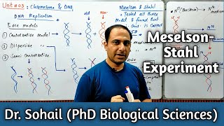 Meselson Stahl Experiment | Semi-conservative DNA replication | MDCAT Biology | 12th Biology