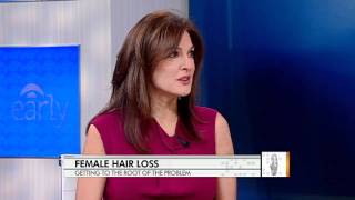 The Early Show - Getting to the root of female hair loss