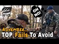 November Deer Hunting Fails To Avoid