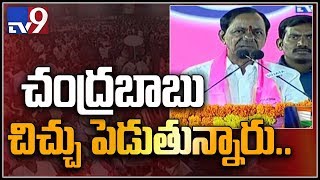 Chandrababu instigating fights between Telugu people - KCR - TV9