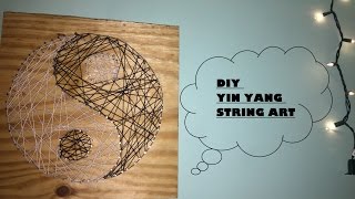 DIY Yin Yang String Art