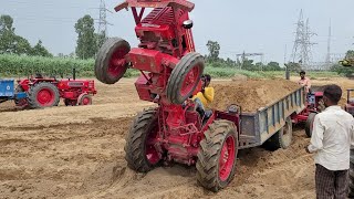 हुक मे से निकल गया गुल्ला ट्राली के ऊपर गिरने से बचा ट्रेक्टर बच गया नन्द किशोर Mahindra 265 Vs 265