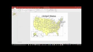 Editable PowerPoint Maps - Ungrouping Objects