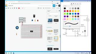 Astable 555 (Tinkercad)